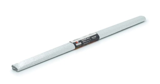 CRIPPED hodvábny papier 50X200CM, METALICKÝ ALU-STRIEBORNÝ