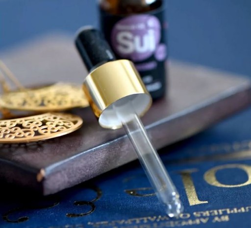 PARFÉMOVÁ PIPETKA na oleje AROMATHERAPY kvapkadlo so sklenenou pipetou 56 mm
