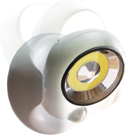 LAMPA S COB LED SNÍMAČOM POHYBU LAMPA NA BATÉRIU