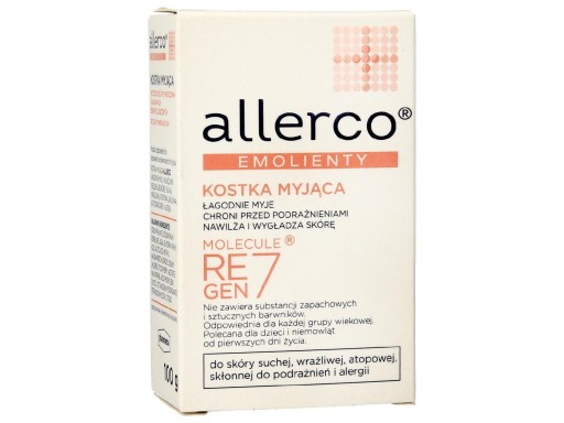 Allerco Emollients umývacia tyčinka 100 g