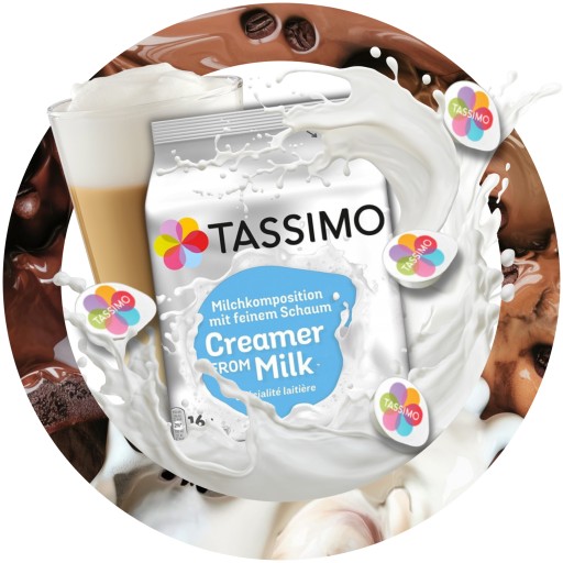 Mliečne kapsuly do Tassimo Creamer From Milk espresso MLIEKO PENA 16 ks