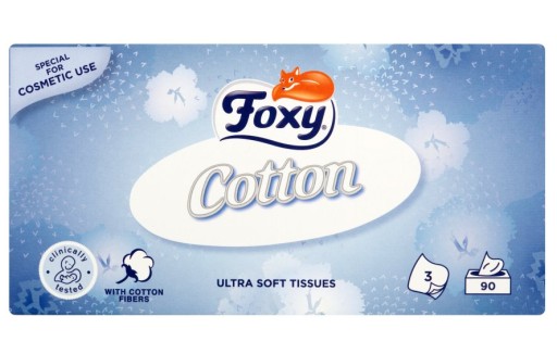 Mäkké obrúsky Foxy Cotton 90 ks