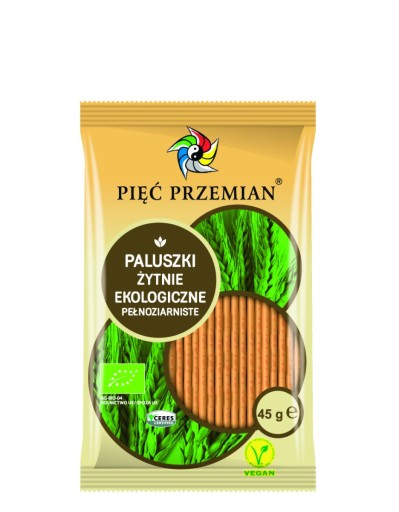 RAŽNÉ TYČINKY CELOZRNNÉ, BIO, 45 g - PÄŤ CENY