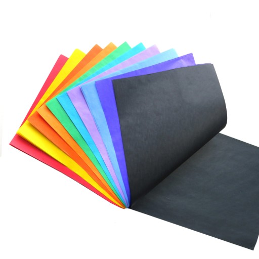 HLADKÝ hodvábny papier v zošite A4, 60 kariet, interprint, 10k
