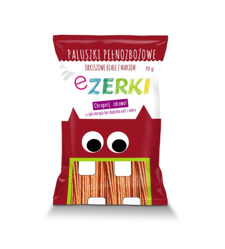 EZERKI špaldové tyčinky biele s makom 70g