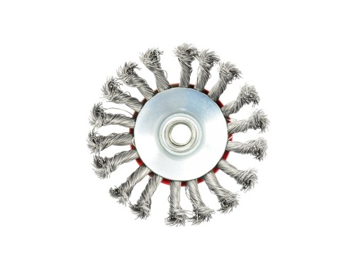 Pletená bočná drôtená kefa 115mm M14 Geko