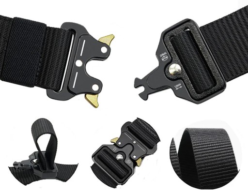 VOJENSKÝ TAKTICKÝ OPASOK na nohavice SURVIVAL vojenský opasok QR BUCKLE silná