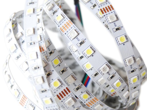 60 LED RGBW pásik Vodotesný IP65 1m PREMIUM STUDENÝ