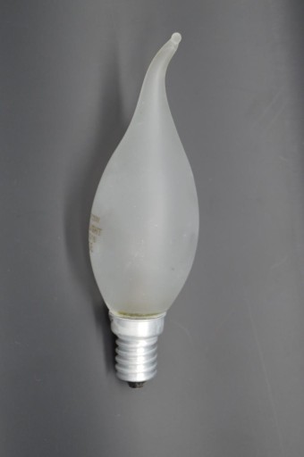 Žiarovka na sviečku B35 230V E14 60W Matný plameň