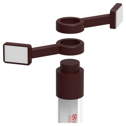 Nalepovací vonkajší teplomer hnedý 22 cm Brown