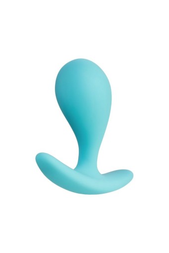 Roztomilý malý análny kolík XS pre začiatočníkov silikónový 5,5 cm modrý