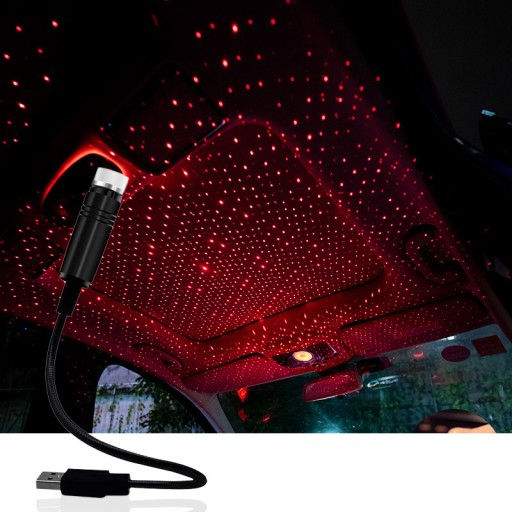 AUTOPROJEKTOR INTERIÉR AUTA USB LASER DARČEK PRE OVLÁDAČ LED LED
