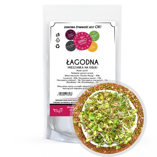 Jemná zmes - 250 g semien na klíčky