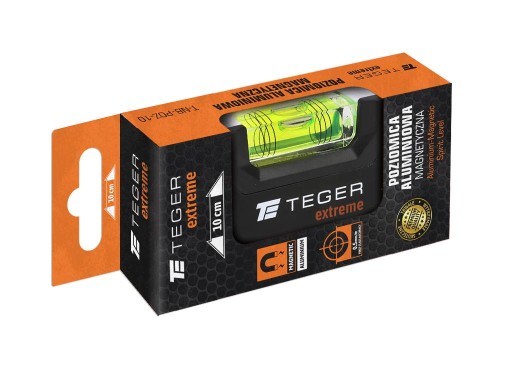 Hliníková/magnetická vodováha 10 cm Extreme / TEGER