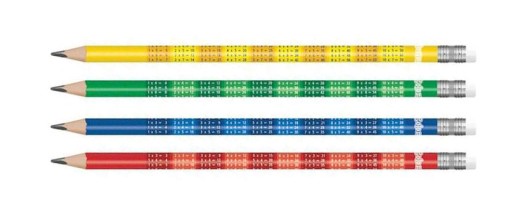Ceruzka s gumou a násobilkou 66143 COLORINO