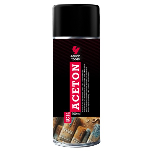 4techtools Acetone Technical Spray Solvent Remover 400ml