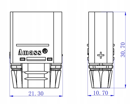 KONEKTOR AMASS ZÁSTRČKA + KRYT XT90H