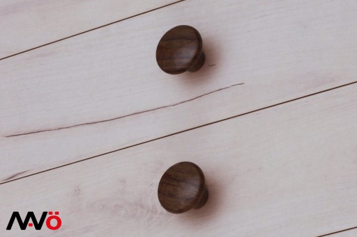 NÁBYTOK GOMBÍK NÁBYTOK GOMBÍK SKRIŇOVÝ GOMBÍK TMAVOHNEDÉ DREVO FI40