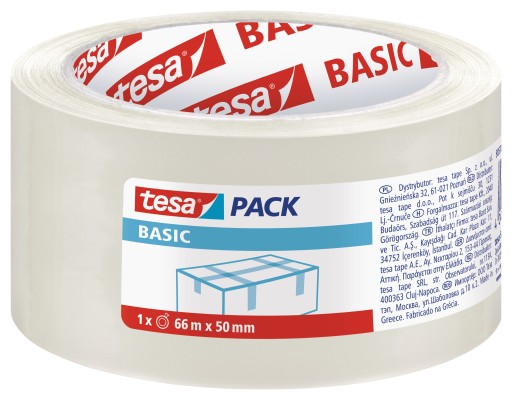 Tesa transparentná PP baliaca páska 50x66m