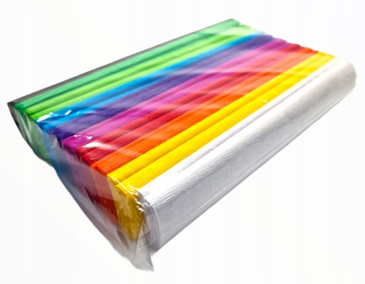 CRIPPED vreckový papier do školy MIX 10 FARIEB 200X25CM