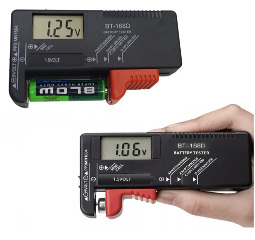 DIGITÁLNY TESTER BATÉRIÍ A AKUMULÁTOROV AAA METER