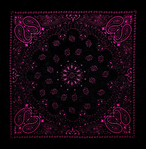 Bandana bandana čierna bandana paisley šatka