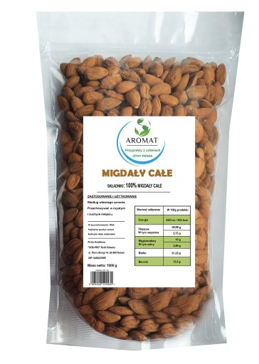 KALIFORNIA MANDLE 150g 100% PRÍRODNÉ VEĽK