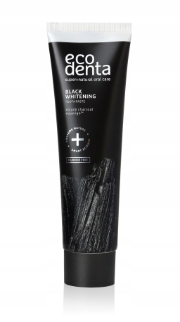 ECODENTA ČIERNA BIELIACA ZUBNÁ PASTA S DRAVÝM UHLÍM 100 ml