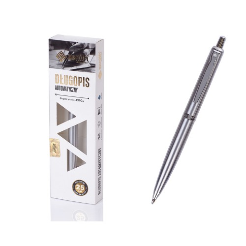 ZENITH automatické elegantné guľôčkové pero Silver 0,8