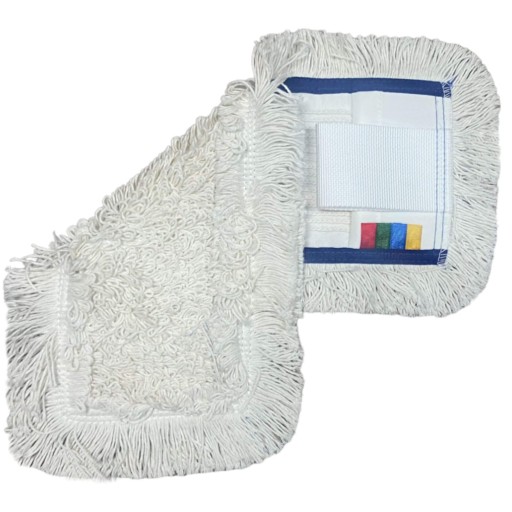 Plochý návlek na mop 40 cm bavlnená spona na vrecko DUO Professional