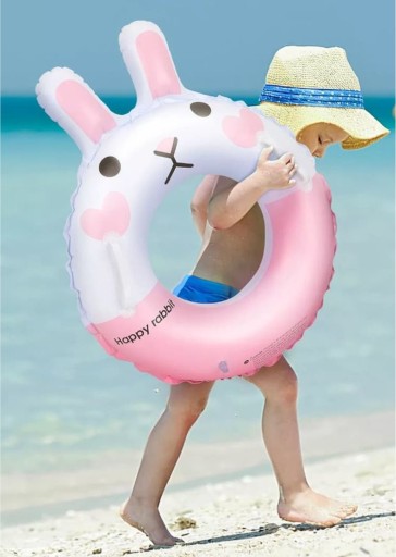 Nafukovací kruhový matrac zajačik 60 cm KD13