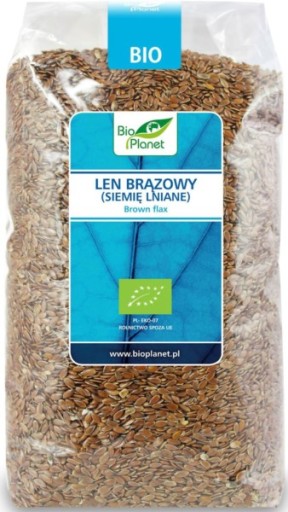 BROWN FLEX, BIO ĽANOVÉ SEMIENKO 1 KG, BIO PLANÉTA