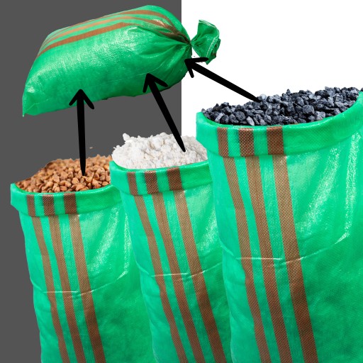 SILNÉ VRECKÁ 25-30kg ZRNNÁ UHĽNÁ RUŤ Husto tkaná