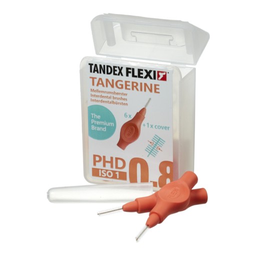 TANDEX Flexi 0,45-2,5 mm 6 medzizubných kefiek.