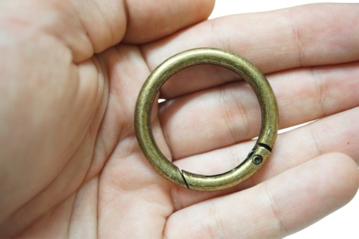 STAROŽITNÝ STARÝ ZLATÝ SHAKEL Otvárací Prsteň 30MM