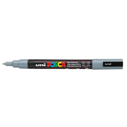Popisovač UNI POSCA PC-3M GREY