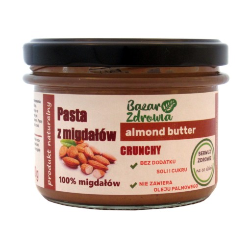 Mandľová maslová pasta s mandľami 200g CRUNCHY
