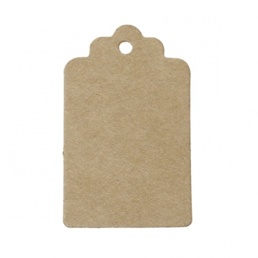 Papierové štítky na šperky 50 x 30 mm 5 ks