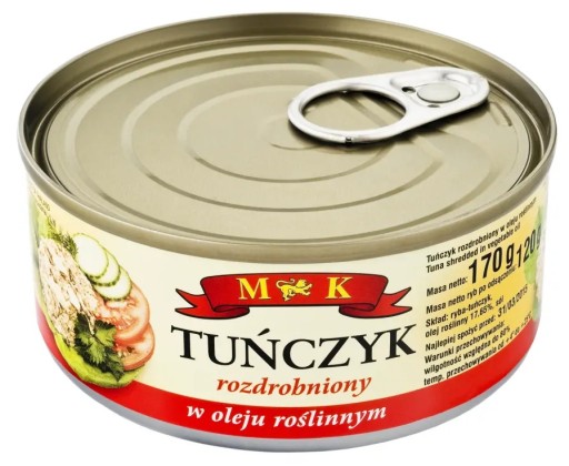 TUniak, STRÚHANÝ V OLEJI MK 170G