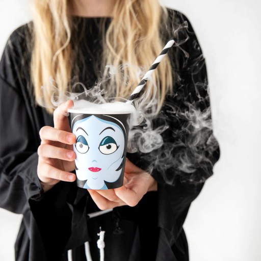 PAPIEROVÉ hrnčeky na príšerky HALLOWEEN, 6 kusov