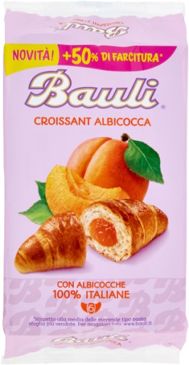 Marhuľové croissanty Croissant Albicocca x6 = 300g - talianske bauli