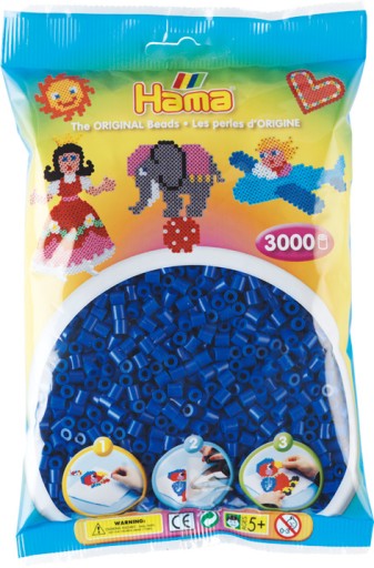 Zažehľovacie korálky NAVY 3000 HAMA 201-08