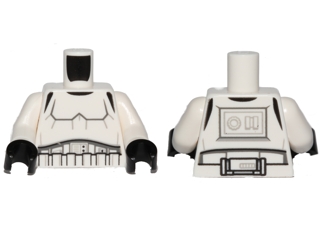 Lego New Torso SW Armor Stormtrooper 973pb1712c01