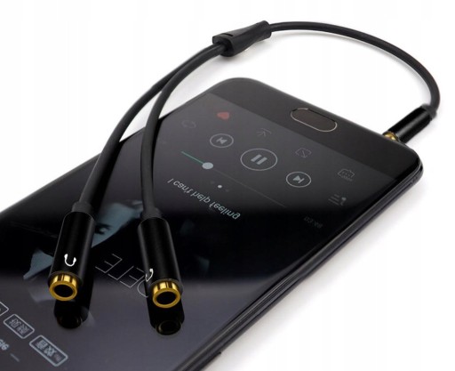 AUDIO SPLITTER MINI JACK SLÚCHADLÁ SPLITTER