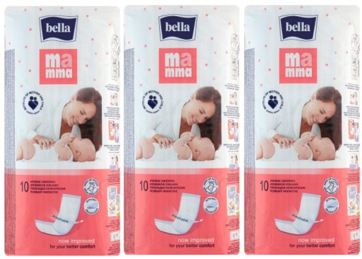 BELLA MAMMA PÓRODNÉ VLOŽKY, VLOŽKY 3x10 3 BAL.