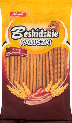 Aksam Paluszki Beskidzkie Slanina údená 60g