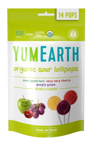 YUMEARTH KYSELÉ OVOCNÉ LOLÍKY ECO 14 KS 87G