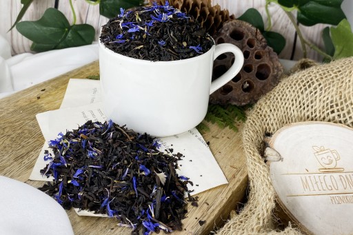 EARL GREY BLUE čierny čaj 50G nevädza