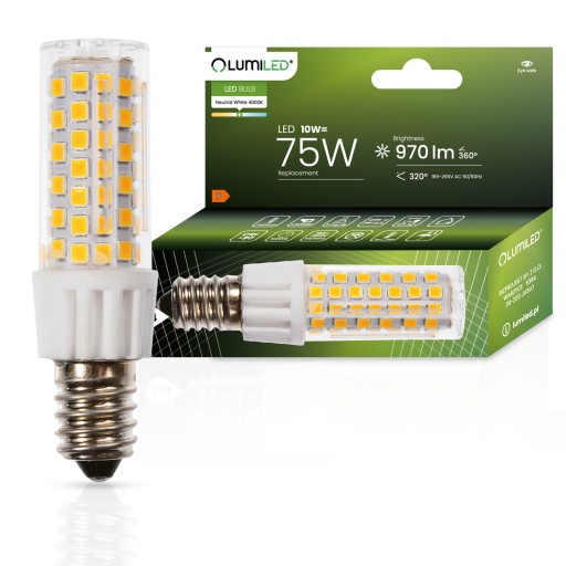LED žiarovka E14 10W 970lm 4000K LUMILED