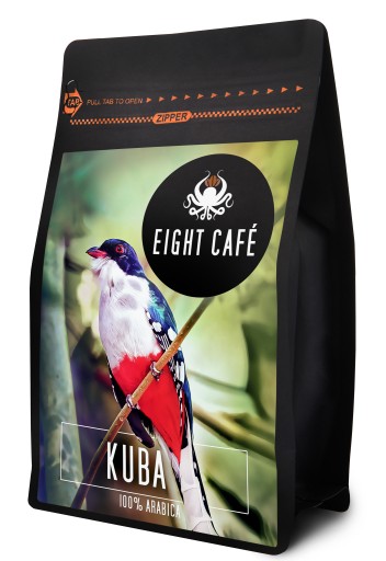 Čerstvo pražené kávové zrná 100% Arabica Kuba 50G pre kávovar na espresso